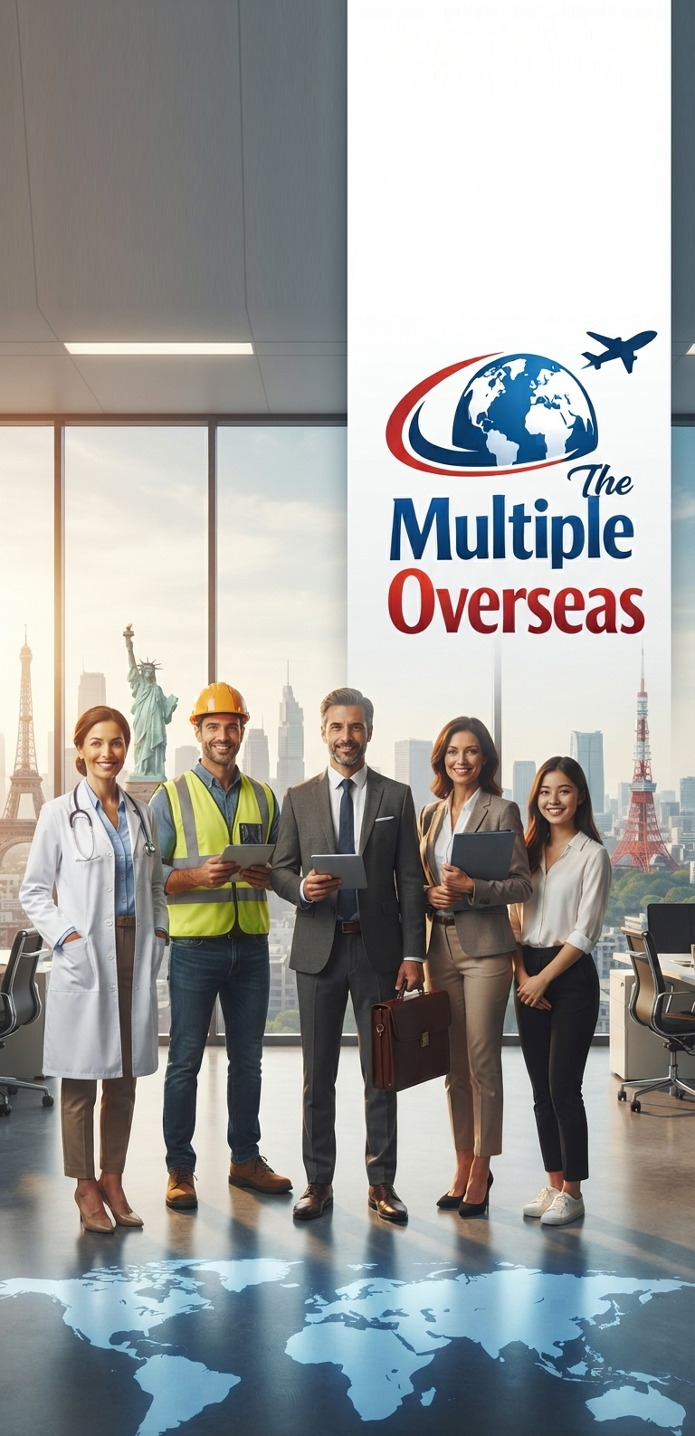 Workers deployed overseas by The Multiple Overseas on site
